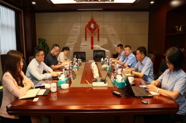 中国进出口银行浙江省分行行长彭豪一行莅临OETY欧亿纸业开展银企高层会谈活动